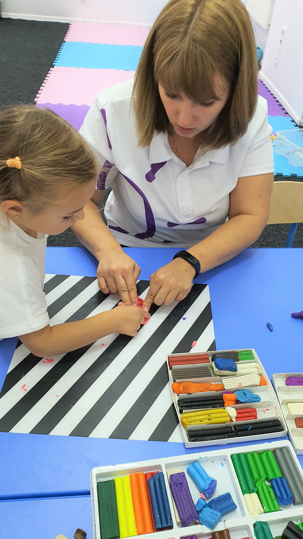 Мини-сад (лепка из пластелина)